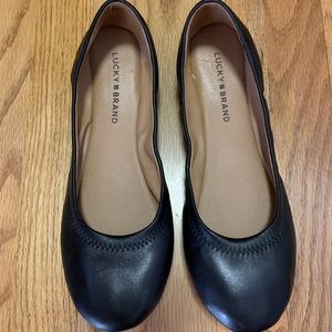 Lucky Brand Ladies Black Ballet Flats